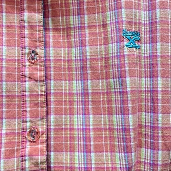 Wrangler western wear Twenty X Tailored Fit button down shirt women's xl - Picture 2 of 4